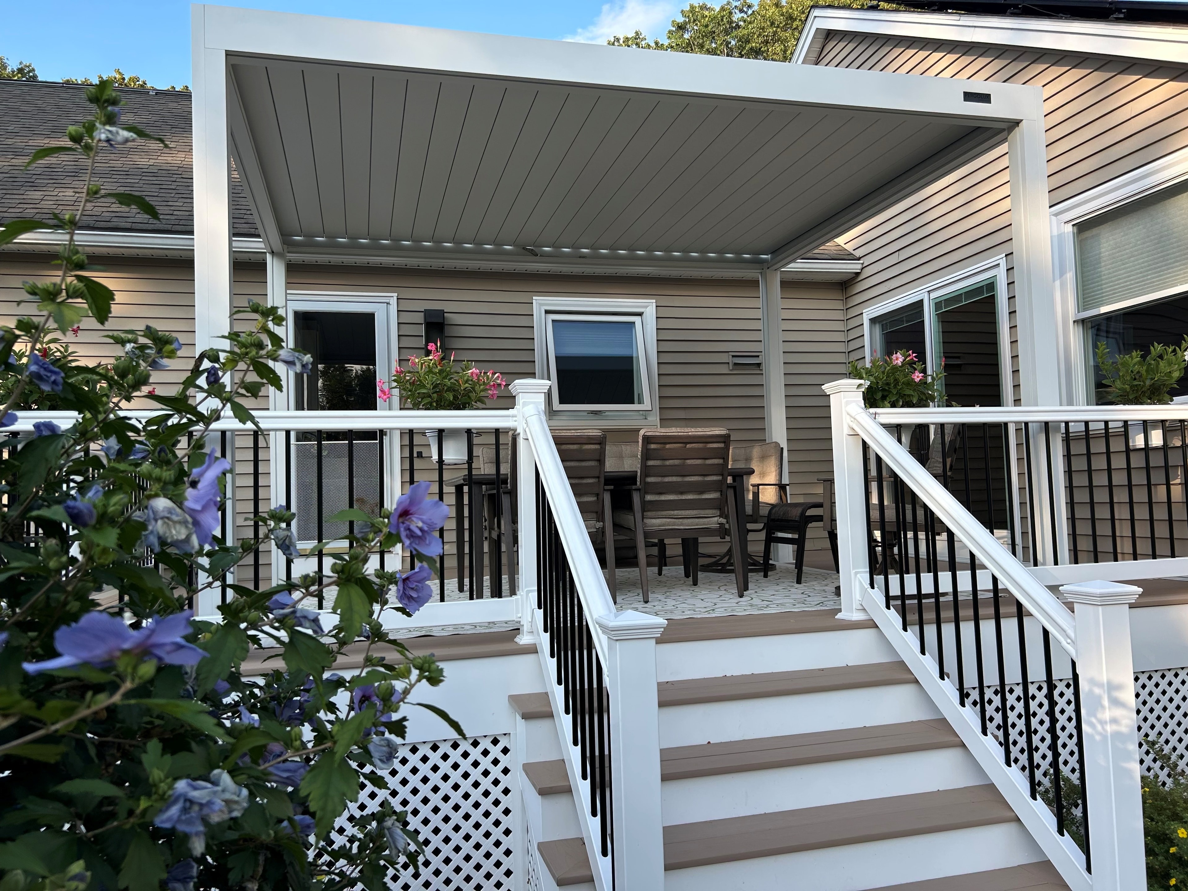 Deck and pergola construction